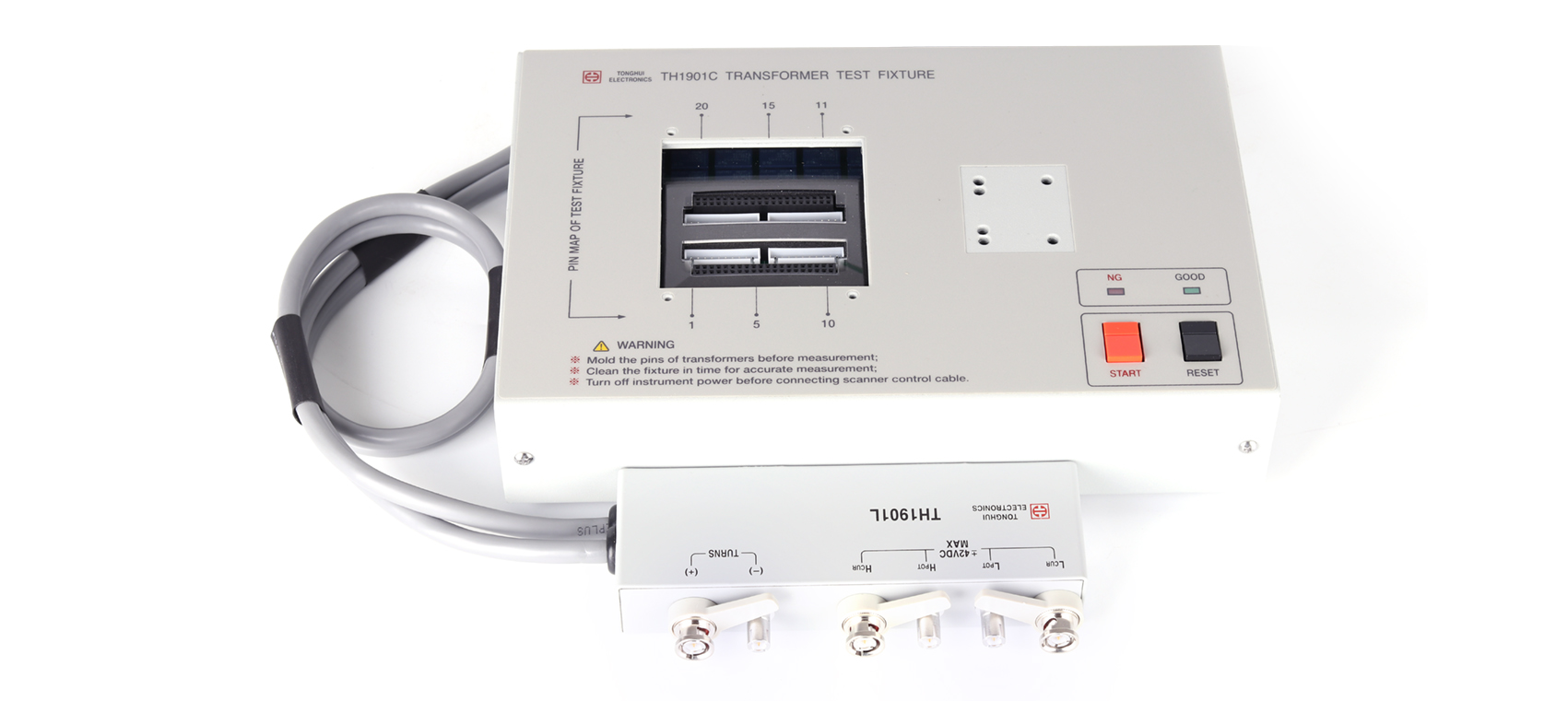 同惠TH1901C 手动变压器扫描测试夹具